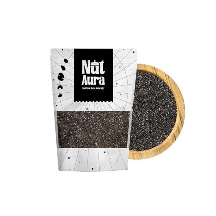 Nut Aura 200 gms Chia Seeds | Supports digestion & weight loss | Raw superfood seeds | Rich in Omega-3 & fiber | Ideal for smoothies, puddings, baking