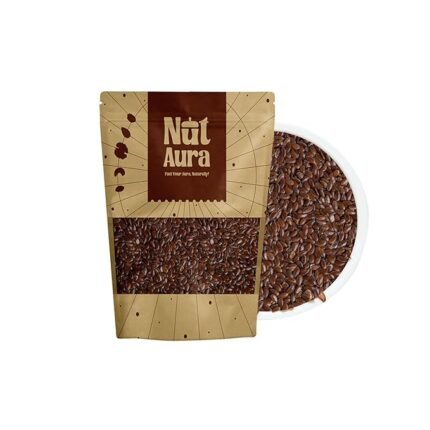 Nut Aura 200 gms Flax Seeds | Supports heart & weight management | Raw unroasted superfood | Rich in Omega-3 & fiber | Ideal for smoothies, baking, salads