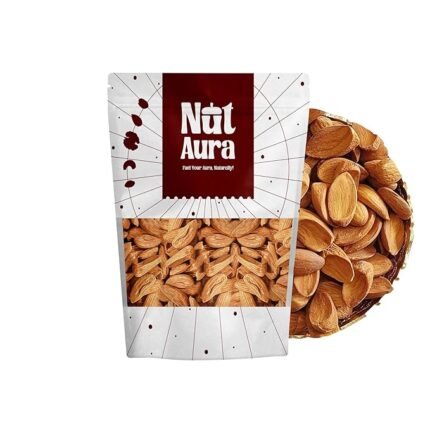 Nut Aura 200 gms Mamra Almonds | Premium royal dry fruit | Crunchy healthy badam | Rich in protein & healthy fats | Ideal for snacking, gifting, festive use
