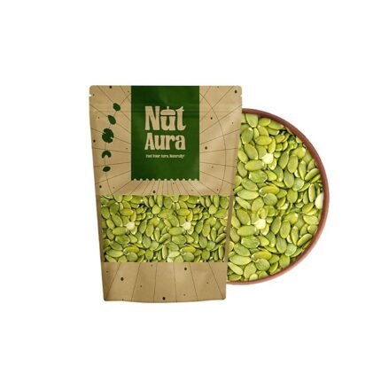 Nut Aura 200 gms Pumpkin Seeds | Supports prostate & heart health | Raw unroasted kaddu beej | Rich in protein & zinc | Ideal for snacking, baking, smoothies