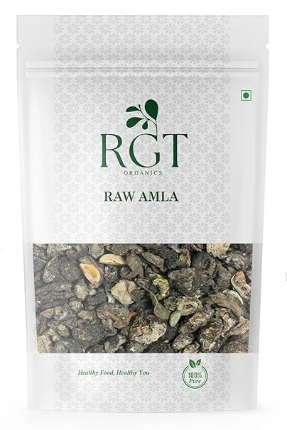 RGT ORGANICS Dry Amla Pieces 200Gm Sukha Awla For Eating Organic Dry Avla For Hair Aavla Sabut, fresh