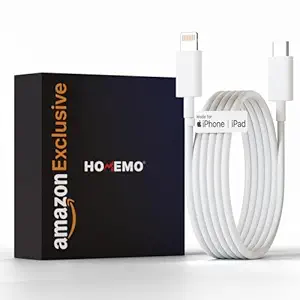 USB-C to Lightning Cable 1M [Apple MFi Certified] Fast Charging PD Cable compatible for iPhone 14/13/12/11/X/XS/XR/8 Plus & iPad by HOMEMO