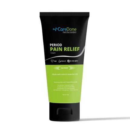 CareDone Fast Period Pain Relief Cream | Natural, Skin Friendly, 50 Gram