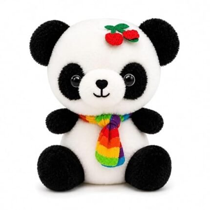 Rainbow Panda Plush Toy for Kids 0+ Months | Ultra Soft Stuffed Rainbow Panda Teddy | Cute Cuddly Soft Toy for Girls & Boys | Safe, Lightweight Hugging Companion | 30cm