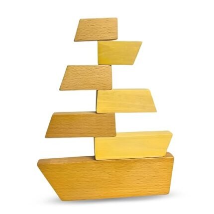 Wooden Balancing Toy for Kids | Montessori Stacking & Balance Game | Wooden Educational Toy for 3+ Years | Brain Development, Motor Skills & Hand-Eye Coordination Toy