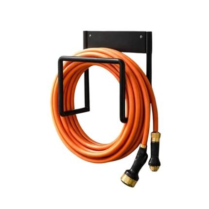 Garden Hose Holder Wall Mount | Heavy Duty Metal Hose Hanger, Metal Pipe Holder, Garage | Garden Tube Holder, Durable Hose Rack for Garden, Garden Pipe Hanger, Wall Mounted Hose Stand