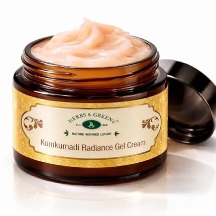 Herbs & Greens Kumkumadi SPF 50 UVA/UVB. PA++++ Gold Face Cream With 24k Gold | Lab Tested Broad Spectrum Protection | Skin Brightening Dark Spots/ Pigmentation, Anti Aging Hydrating Moisturizer For Woman & Men | Oily, Dry, Acne Prone Skin, Dermatologically Tested | 50 gm