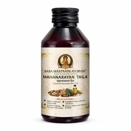 Mahanarayan Taila 100 ml Pain Oil | Mahanarayan Oil Supports Joint & Muscle Pain, Stiffness & Flexibility | Mahanarayana Thailam/Tel