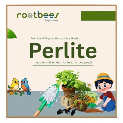 Perlite for Plants | Premium Horticulture Grade Perlite | Improves Soil Aeration & Drainage | Prevents Root Rot | Ideal for Potting Mix, Succulents, Orchids (Pack of 250gm)